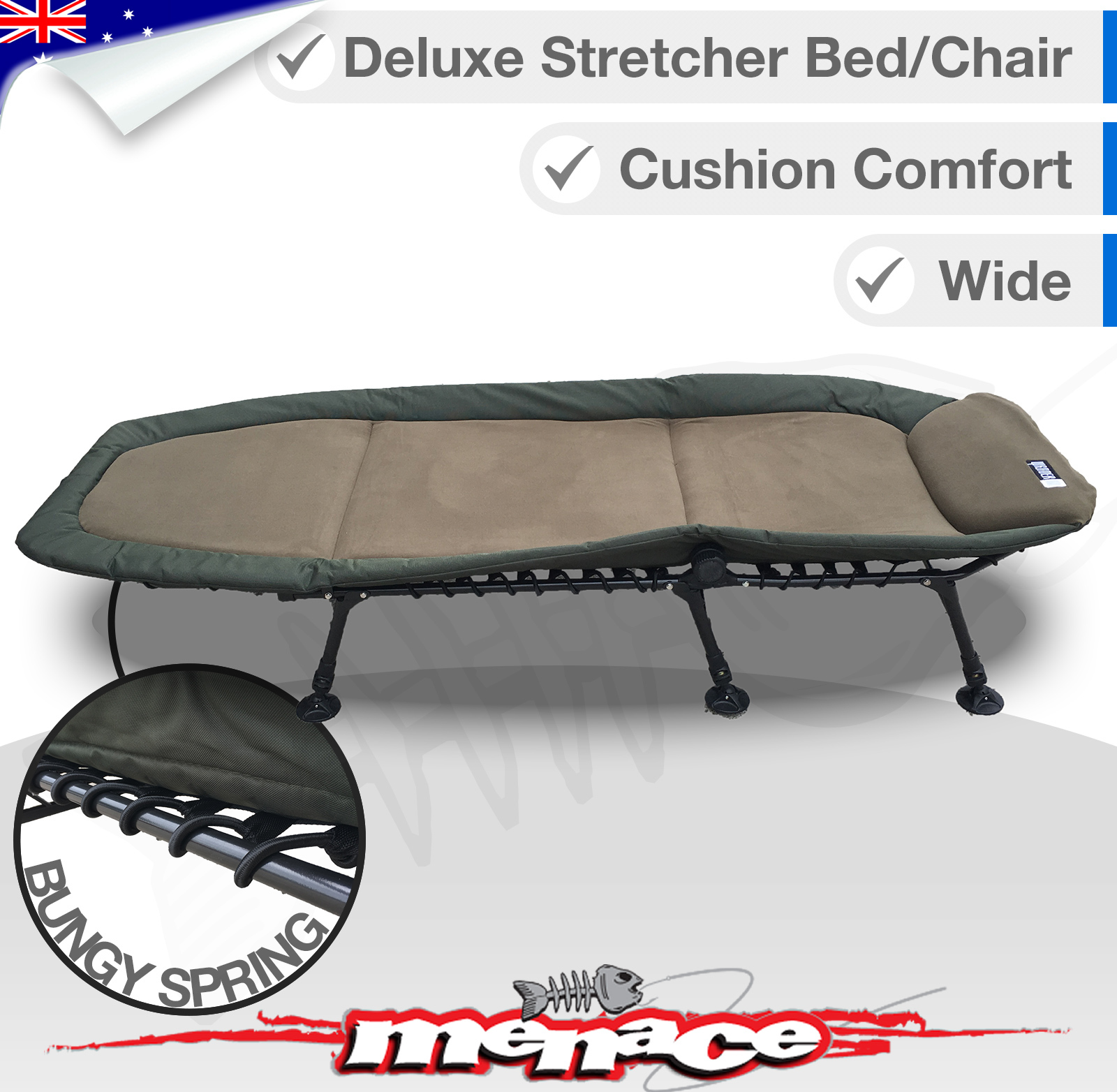padded stretcher bed